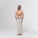 White Crochet Cut Out Dress