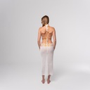 White Crochet Cut Out Dress