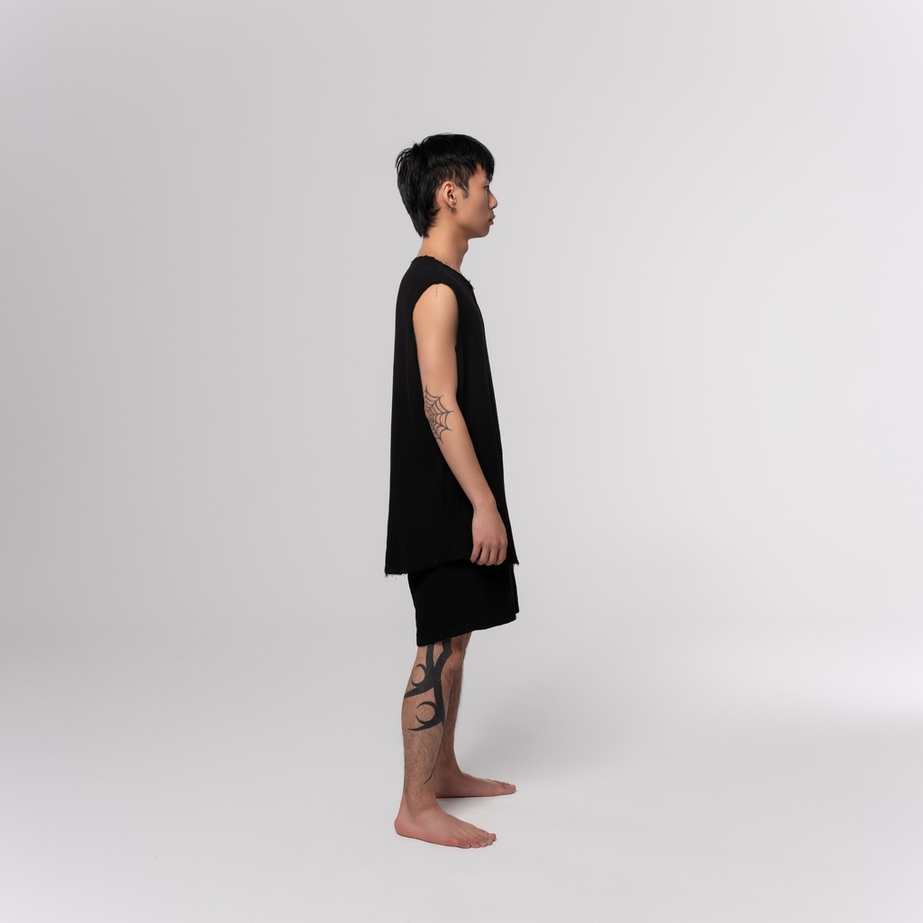 Black Bambula Cotton Tanktop