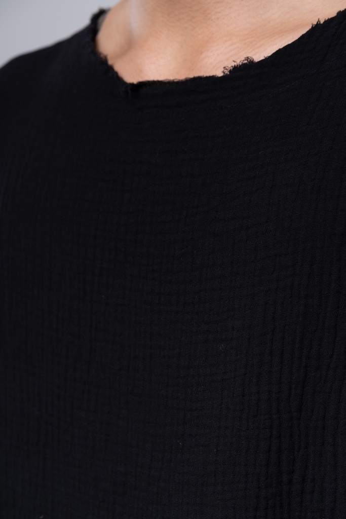 Black Bambula Cotton Tanktop