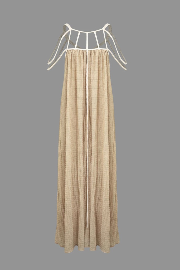 Beige Maxi Dress