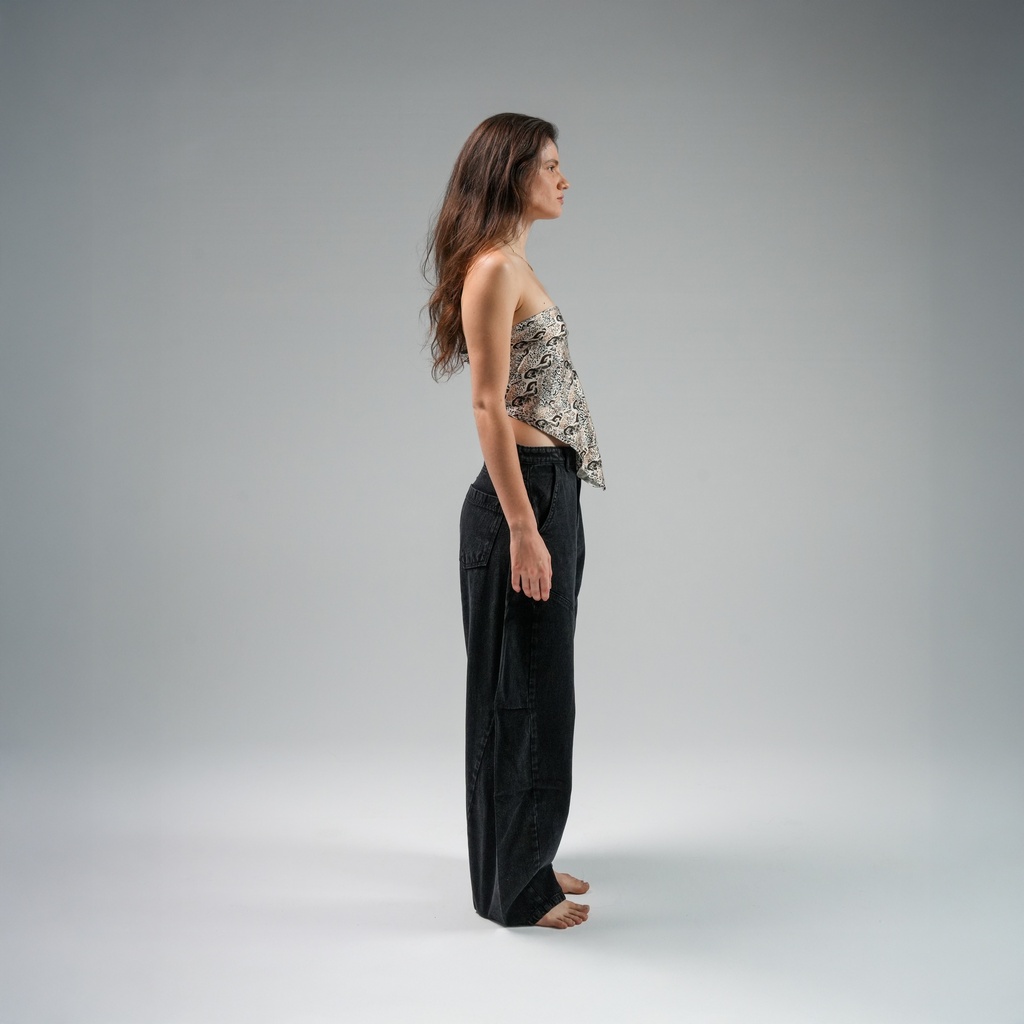 Black wide leg Jeans